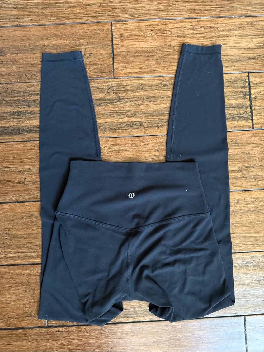Lululemon Women Align Pant 28” Nulu LW5CTES Black Size 4 | Athleisure Preppy